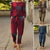 Women Vintage Autumn Pant Sets 2PCS Casual Plaid Checked Long Trousers Loose Suits Oversized Long Sleeve Matching Sets