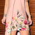 Elegant Summer Sleeveless Office Lady Dress Women Casual Floral Print Party Dress Fake Two-Piece High Neck Asymmetrical Dress