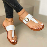 Fashion Slippers For Women Clip Toe Summer Buckle Sandals Casual Ladies Beach Shoes Woman Flip Flops Female 2023 Square Heels