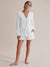100%Cotton Autumn Sleepwear Suits With Shorts Pijama Pocket Nightwear Single Breasted Women's Nightgown Full Sleeve Women Pajama