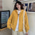 Zip up Women Korean Style hoodies For Girls Top Vintage Solid Long Sleeve Oversized Hooded Sweatshirt Jacket Casual Large Coats - Bjlxn
