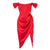 Summer New Arrival Sexy Long Bodycon Dresses Women Off Shoulder White Red White Dress Party Club