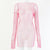 New Crystal Diamond Sexy Bodycon Dress Women Hollow Out Long Sleeve Mini Dress Summer  See Through Party Dress