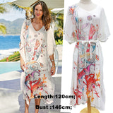 Easy Dry Beach Cover up Robe Plage Vestido Playa Beach Pareo Swimsuit cover up Beachwear Plus size Bathing suit Women Maxi Dress