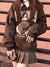 Bjlxn Y2K Vintage Brown Sweatshirts Women Streetwear Egirl Aesthetic Letter Oversize Hoodies Harajuku Korean Style Female