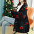 Vangull Fruit Printting Knitted Women Sweater Cardigans Single Breasted Long Sleeve Cardigans Korean Style Loose Sweater Tops - Bjlxn