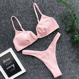 Sexy Women Push Up Bikini Set  Swimwear Swimsuit Girl High Cut Bathing Suit Summer Biquini Beach Wear Bikinis De Praia