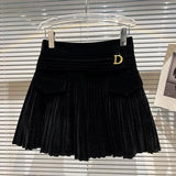 Spring Summer New Arrivals High Waist Short Mini Pleated Skirt Streetwear Women GA309