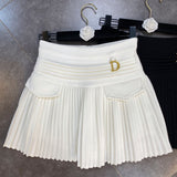 Spring Summer New Arrivals High Waist Short Mini Pleated Skirt Streetwear Women GA309