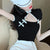 Bjlxn Chinese Style T Shirt Women Summer Sexy Hollow Out Short Sleeve Tops Fashion Cheongsam Tee Shirt Tops