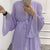 Ramadan Eid Djellaba Abaya Dubai Three-layer Soft Chiffon Muslim Dress Abaya Dubai Turkey Muslim Islam Abayas With Belt WY660