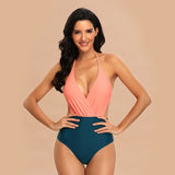 New Sexy  Printed Padded Women Swimwear One Piece Swimsuit Female Full Back Bather Bathing Suit