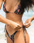 Sexy Triangle Push Up Bikini Set Brazilian String Thong Swimwear Ruched Bandage Bikinis Women Two Piece Swimsuit Micro Biquini