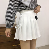 PEONFLY Sweet Women Pleated Skirt Fashion Plaid A-Line Mini High Waist Chic Skirt Kawaii Summer Casual Ladies Plaid Skirt - Bjlxn