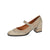 new Women pumps natural leather 22-25cm length Brogues shoes Cowhide + sheep suede upper Mary Jane shoes platform shoes