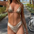 Newest Sexy Bikinis Female Micro Folds Swimwear Women High Cut Bikini Set String Swimming Suit For Women White Swimsuit