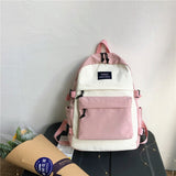 2023 Large Capacity Women Backpack Fashion Schoolbag Backpacks for Teenager Girls Female High School College Student Book Bags Female T07 0506