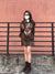 Bjlxn Y2K Vintage Brown Sweatshirts Women Streetwear Egirl Aesthetic Letter Oversize Hoodies Harajuku Korean Style Female