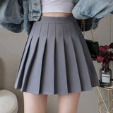 Women Skirt 2021 High Waist Preppy Style Student Pleated Skirts Female Cute Sweet Girls Dance Mini Skirt - Bjlxn