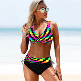 Plus Size Bikini Women Sexy Swimwear Push Up Swimsuit High Waist Bikini Set Brazilian Bathing Suit Beachwear Swimming Suit