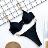 Sexy Women Push Up Bikini Set  Swimwear Swimsuit Girl High Cut Bathing Suit Summer Biquini Beach Wear Bikinis De Praia