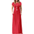 Elegant Long Summer Dress Women Short Sleeve Maxi Dress Ladies Party Casual Dresses Female Robe Femme Green Red XXL