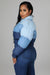 Bjlxn RT Casual Women Jackets  Turn Down Collar Zippers Velvet Short Coat Patchwork Print Pattern High Street Overcoat