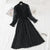 Elegant Polka Dot Women Dress Female Casual Flare Sleeve Office Chiffon Dot Print Dresses A-line Vintage Sweet Clothing Vestidos
