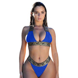 Bandage Swimsuit Sexy Bikini Set Women Crop Top Bikinis Mujer Swimwear Female Separate Fused Women's Swimming Suit Biquini