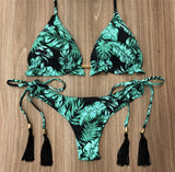 Floral print bikinis new swimwear women swimsuit beach bathing suit maillot de bain femme biquini sexy brazilian bikini set