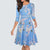 Women Vintage Casual Round Neck A line Summer Elegant Floral Lace Patchwork Sleeveless Tunic Party Swing Dress HA079