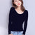 Brand New Spring Autumn New Women's Wear T-shirt Long-sleeved Solid Color Leisure T-shirt for Female Cotton T-shirt
