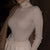 Long Sleeve Turtleneck Bodysuit Women Winter Clothing Ribbed Knitted Skinny Women's Body Gray Black 2022  New Female Outfits - Bjlxn