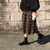 Vintage Wool Pleated Plaid Skirt Women High Waist Plus Size Long Skirt 2020 Autumn Winter Harajuku Female Party Skirt Streetwear - Bjlxn