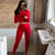 Bjlxn Two Piece Sets Women Solid Autumn Tracksuits High Waist Stretchy Sportswear Hot Crop Tops And Leggings Matching Outfits