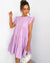 Summer Ruffle Mini Dress Women Solid Color Lady Dresses O Neck Casual Loose Dresses Butterfly Sleeve Short Dress Vestidos