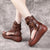 Women Summer Sandals Mid Heels Wedges Shoes Ladies Vintage PU Leather Plus Size Sandalias Mujer Sapato Feminino 2023