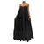 Bjlxn Women Camisole Oversized Fashion Casual Solid Maxi Dresses Strap Dress Pocket Loose Backless Big Swing Solid Floor-length Robe