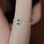 Shiny Green Crystal Bracelet For Women Rhinestone Zircon Flowers Pearl Charm Wrist Bracelets Bangles Girl Exquisite Jewelry Gift