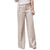3XL Summer New Hot Cotton Linen Women Wide Legs Pants Solid Casual High Waist Button Trousers Female Loose Pants