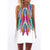 Women Dress New Style Summer Dress Casual Beach Dress Floral Print Tunic Sleeveless Short Chiffon Dress Vestido de renda