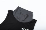 Cool Hip Hop Jogger Summer Women Sexy Club High neck Stretch Bandeau Front Hollow Hole Crop Top Sport Cami Vest Top