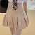 Short-sleeved shirt set Summer new high waist slim pleated skirt Harajuku Y2K skirt college style Half-length skirt women