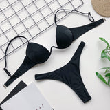 Sexy Women Push Up Bikini Set  Swimwear Swimsuit Girl High Cut Bathing Suit Summer Biquini Beach Wear Bikinis De Praia