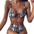Women High Waist Bikini Sexy Swimsuit Swimwear Female Bandeau Thong Brazilian Biquini Bikini Set Bathing Suit Bather