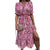 Bjlxn Womens Long Dress Summer V-neck Boho Belted Maxi Dress Casual Sexy Party Dress Ladies Bohemian Beach Holiday Sundress