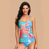 New Sexy  Printed Padded Women Swimwear One Piece Swimsuit Female Full Back Bather Bathing Suit