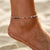 Bohemian Colorful Turkish Eyes Anklets for Women Butterfly Flower Zircon Shell Cat Ankle Bracelet Summer Beach Foot Leg Jewelry