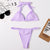 Brazilian Micro Bikini Sexy Women Swimwear Bandage Push Up Bikini Bathing Suit Beachwear Neon Thong Women Swimsuit