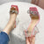 Summer Party Women Sandals Elegant Rhinestone Bowknot Design Strange Perspext High Heels Square Toe PVC Transparent Clear Shoes